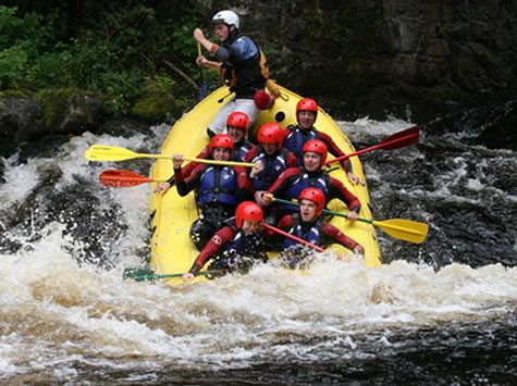 White Water Rafting in Snowdonia North Wales with Adventurous Ewe